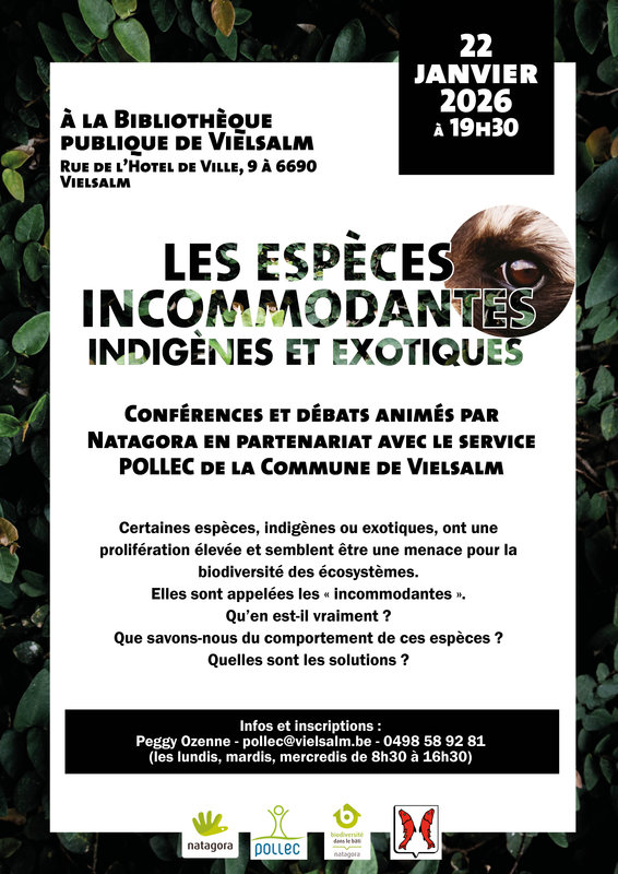 Conférences Les espèces incommodantes indigènes exotiques