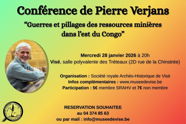 Conférences Guerres pillages ressources minières dans l est Congo