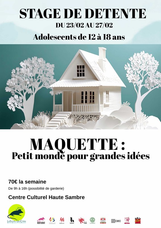 Stages,cours Stage ados Maquette : Petit monde pour grandes idées »