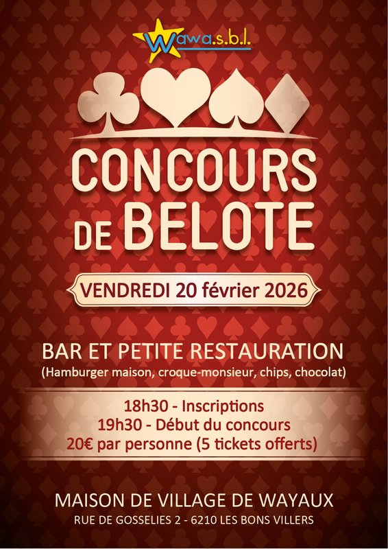 Loisirs Concours belote