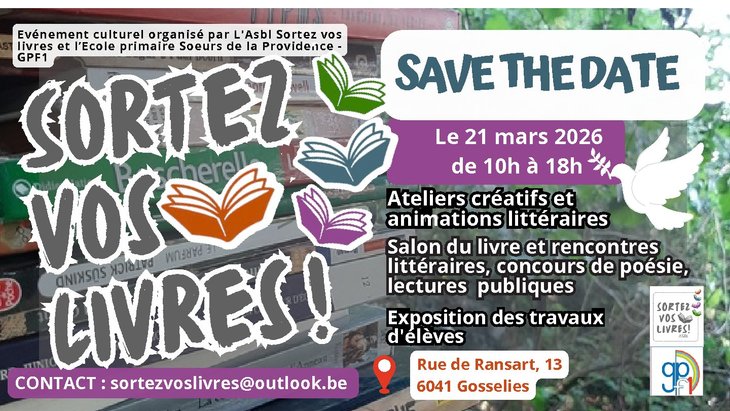 Loisirs Evènement culturel littéraire Sortez livres 