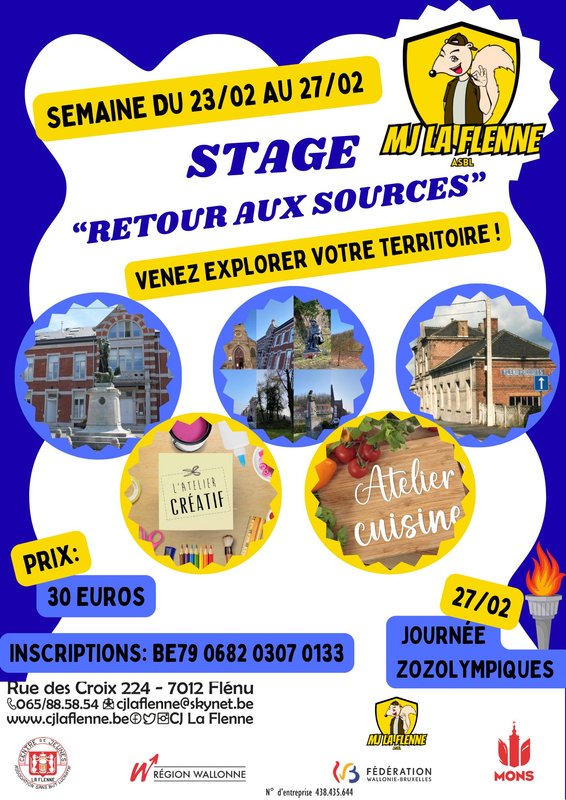 Stages,cours Stage  Retour sources 