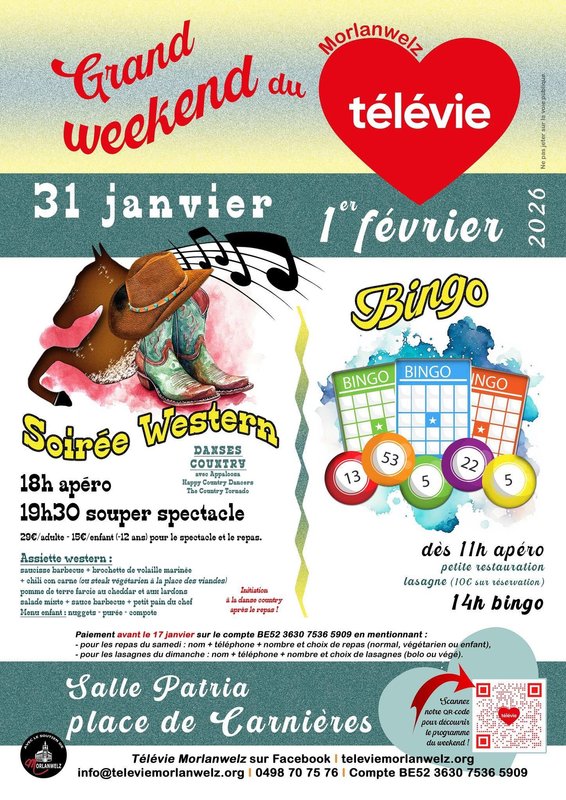 Loisirs Week-end Télévie Morlanwelz