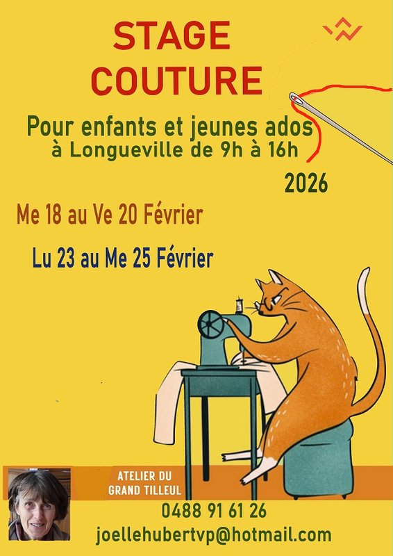 Stages,cours Stage couture