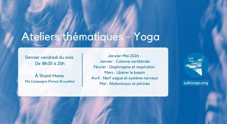 Stages,cours Ateliers thématiques yoga