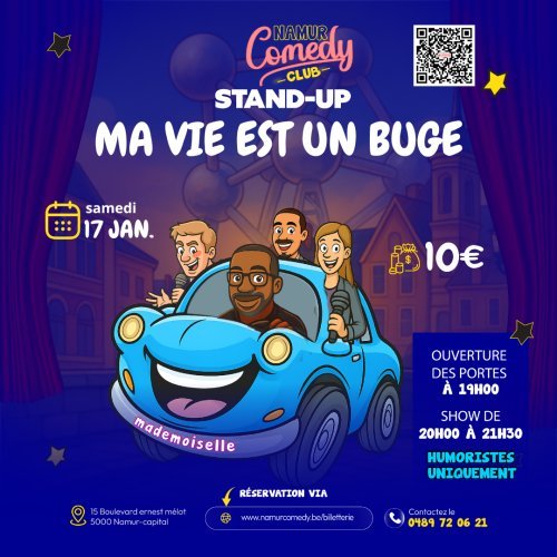 Spectacles Stand-up Impact & humour grand public samedi 17/02/ )