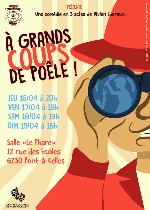 Spectacles  A grands coups poêle - Comédie Vivien Lhéraux