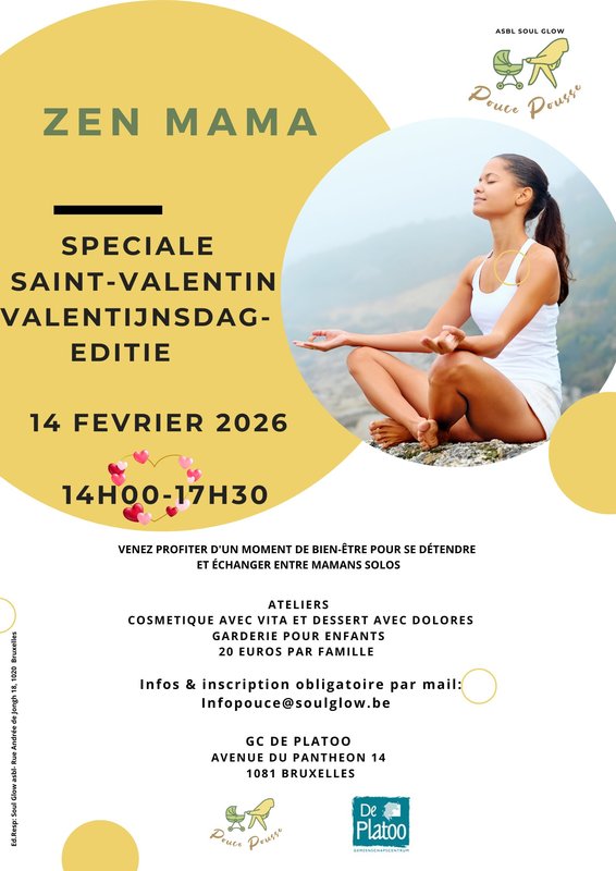Stages,cours Zen Mama: Spécial Saint-Valentin