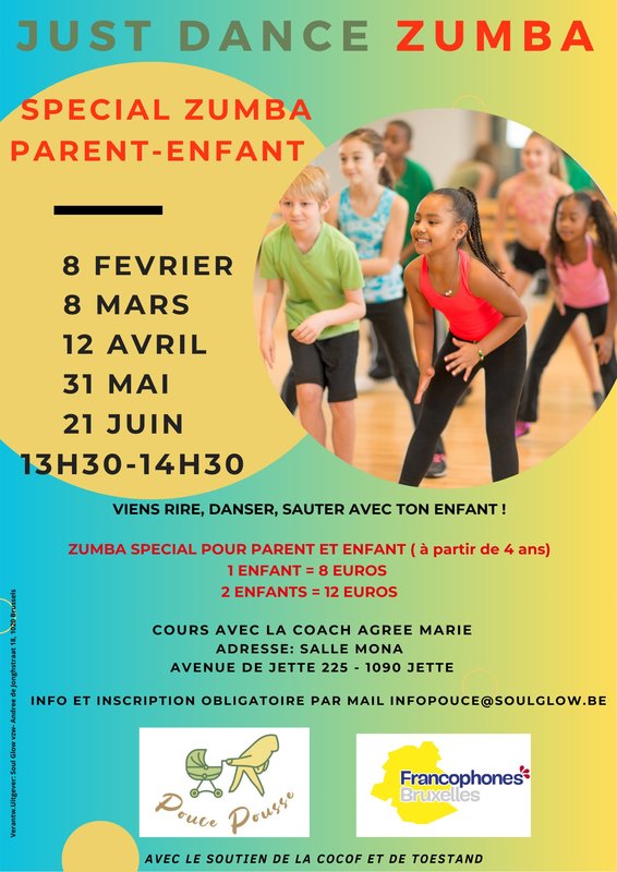 Stages,cours Spécial Zumba Parent-Enfant