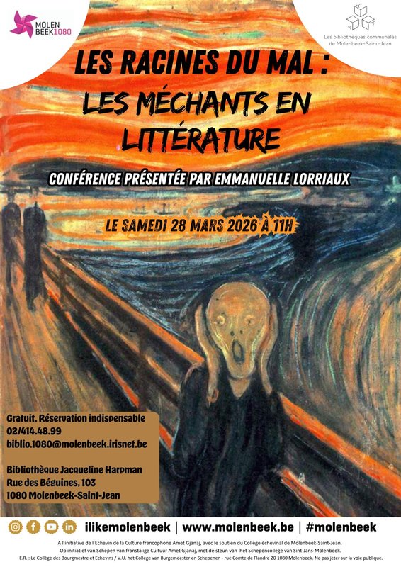 Conférences Conférence : racines mal : méchants littérature
