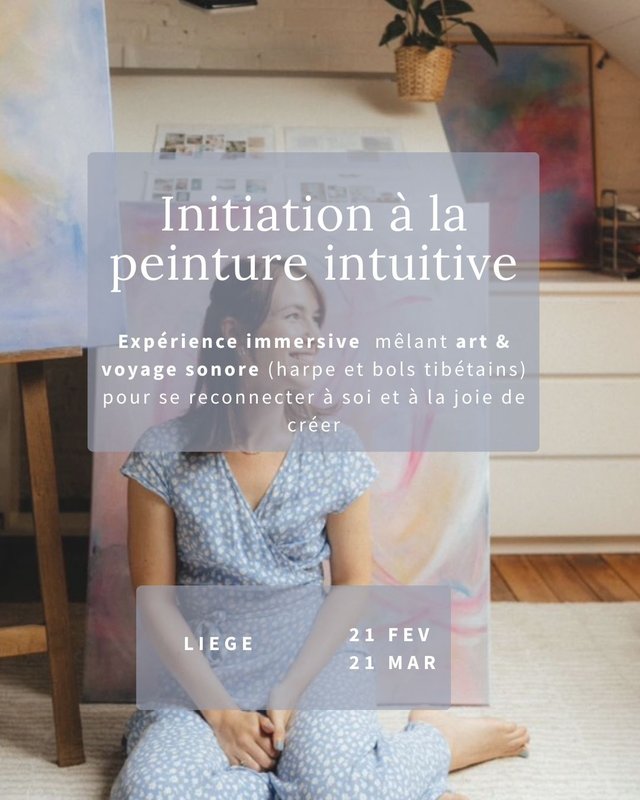 Stages,cours Initiation la peinture intuitive voyage sonore