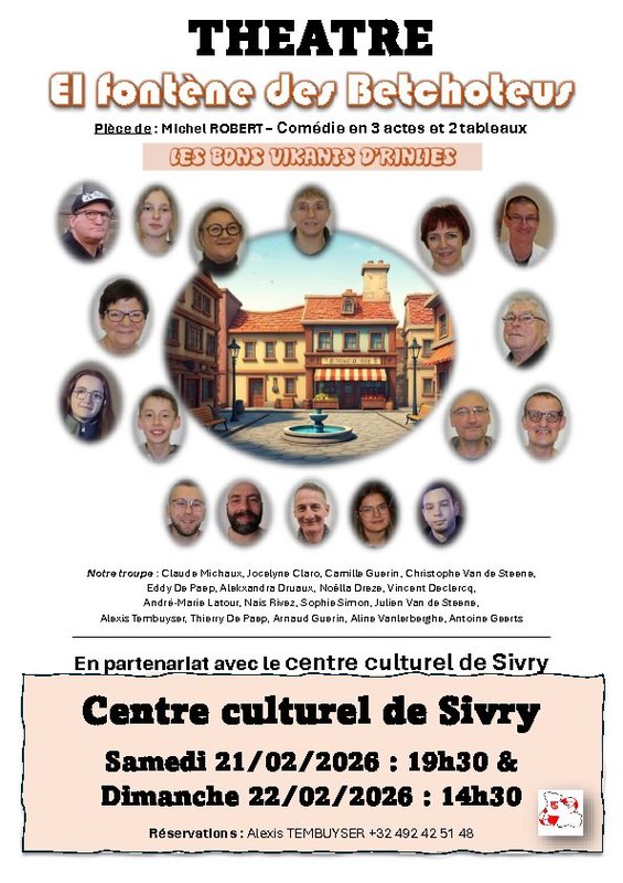Spectacles Pièce théâtre Fontène Betchoteus  les Bons Vikants d Rinlies