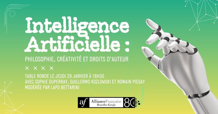 Conférences Intelligence artificielle : philosophie, créativité droits d auteur