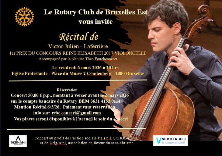 Concerts Récital Victor-Julien Laferrière