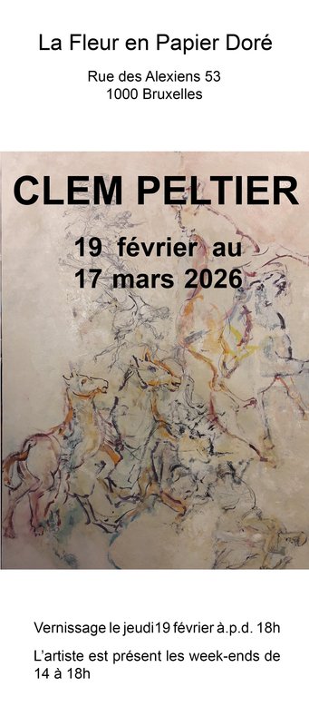Expositions Clem Peltier La Fleur Papier Doré