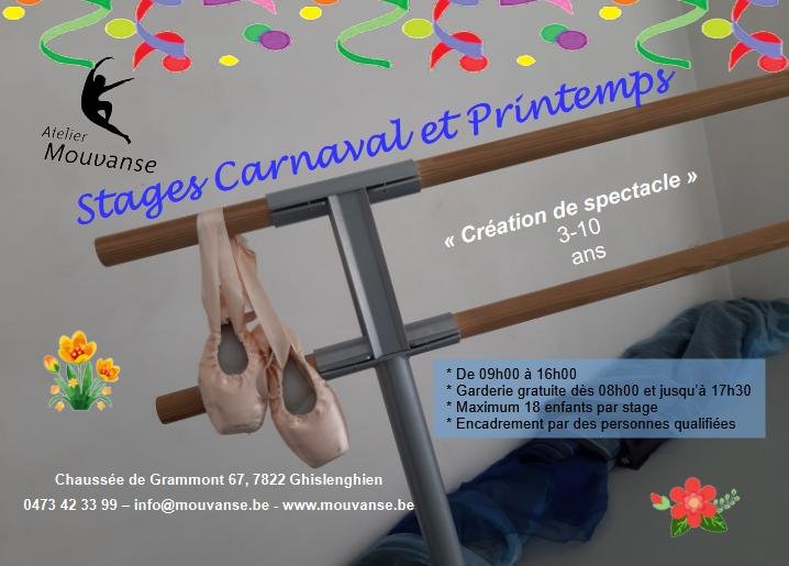 Stages,cours Stage  Création spectacle 