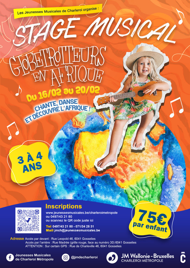 Stages,cours Stage Musical pour enfants - Globetrotteurs Afrique