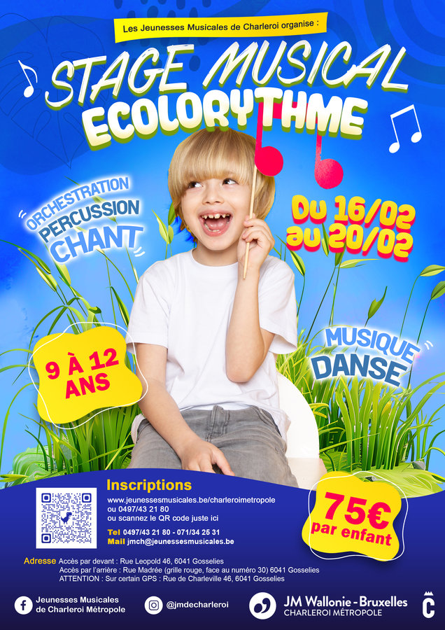Stages,cours Stage Musical pour enfants - Ecolo-rythme