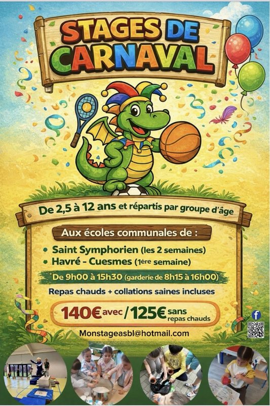 Stages,cours Stage carnaval Monstage