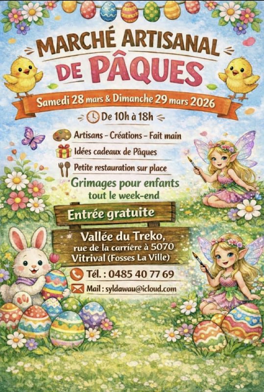 Loisirs Marché Pâques chasse œufs dans bois