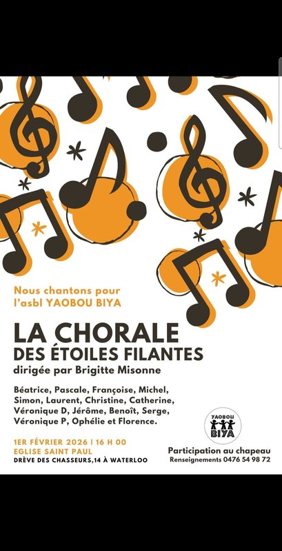 Concerts La chorale étoiles filantes