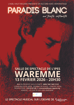 Concerts Concert paradis blanc  Hommage l oeuvre Michel Berger