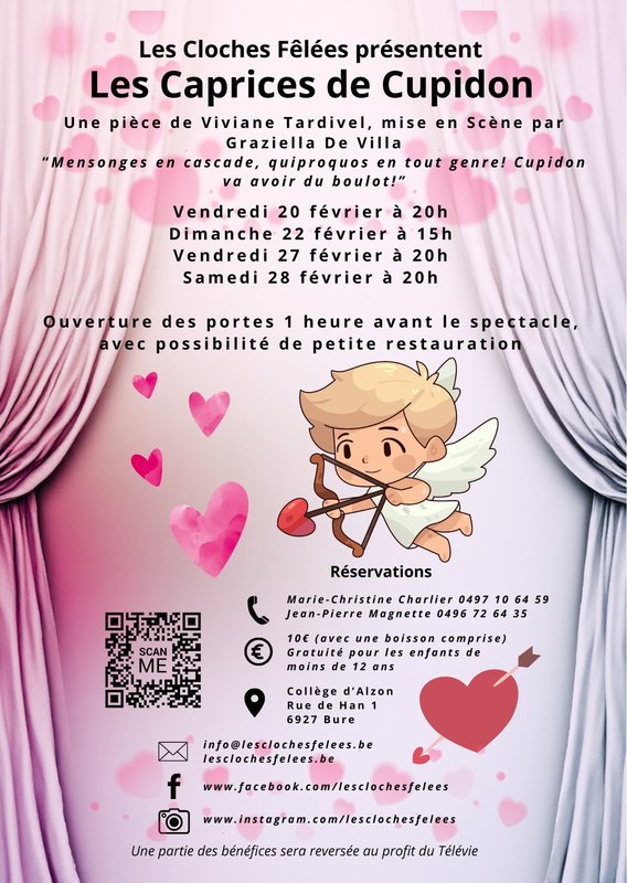 Spectacles Les Caprices Cupidon