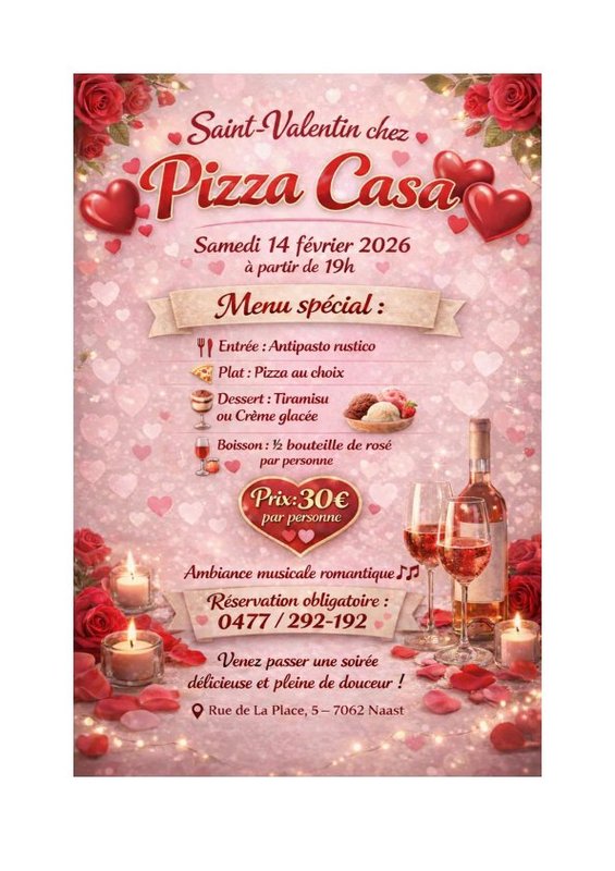 Soirées Saint Valentin sans chichis