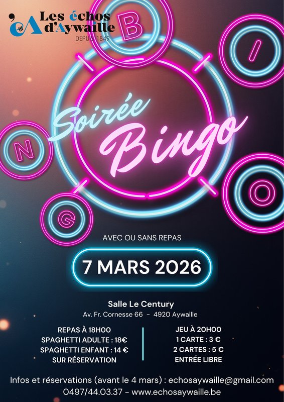 Loisirs Soirée bingo