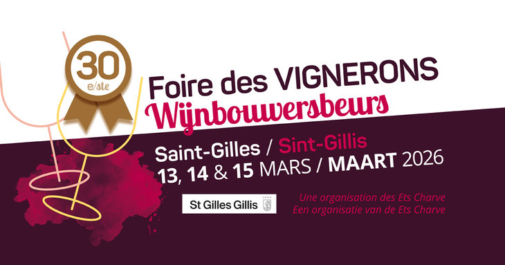 Loisirs 30ème Foire Vignerons Saint-Gilles, Bruxelles