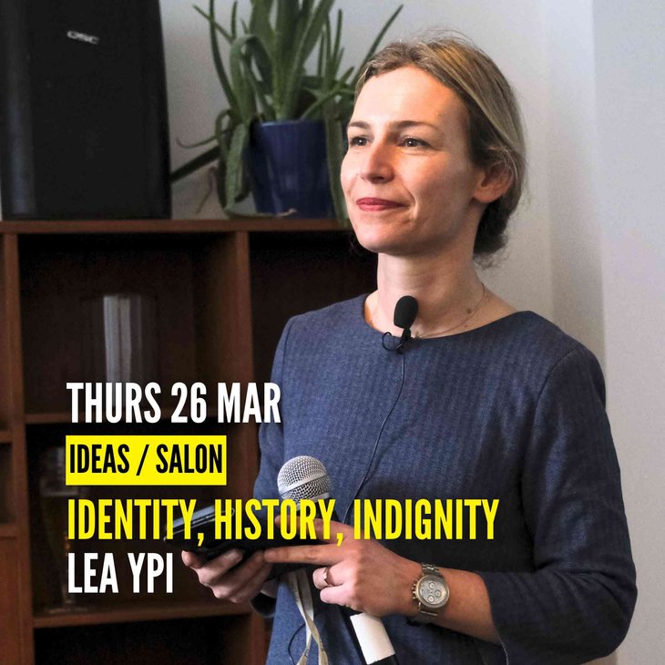 Conférences Identity, History, Indignity | Salon Talk with Ypi