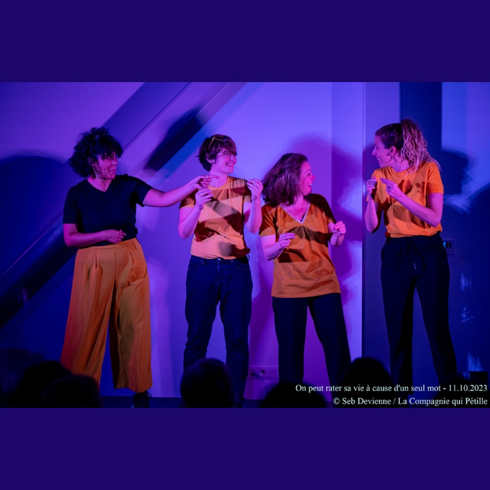 Spectacles  On peut rater vie cause d un seul mot  spectacle théâtre improvisé autour M