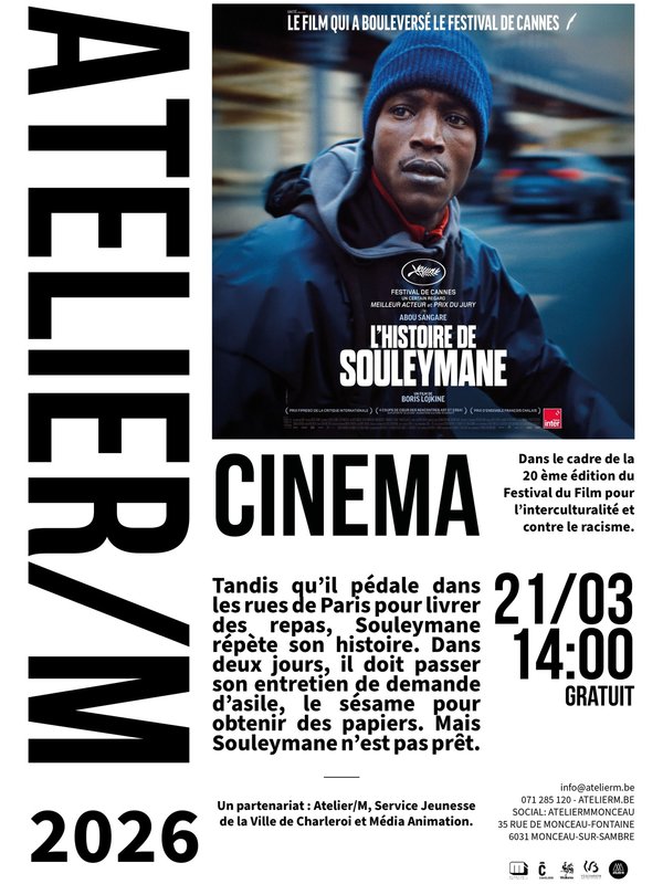 Spectacles Ciné club : L histoire Souleymane