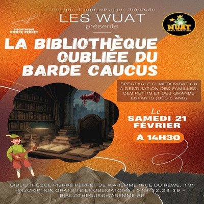 Spectacles   bibliothèque oubliée Barde Caucus 