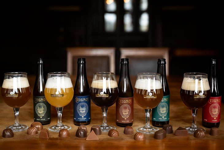 Loisirs Visite la Brasserie Château Leignon - Association Bières & Chocolats