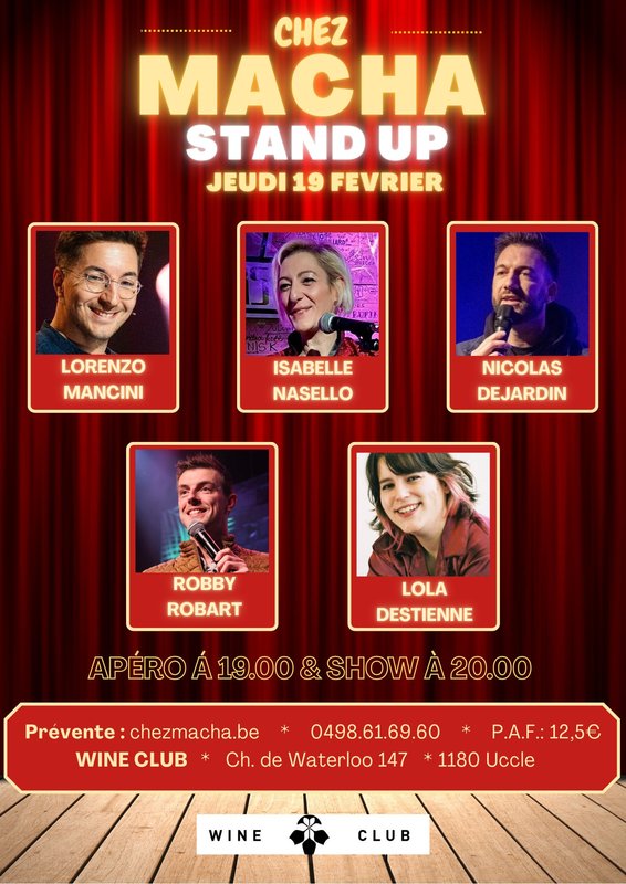 Spectacles Chez Macha - Stand up