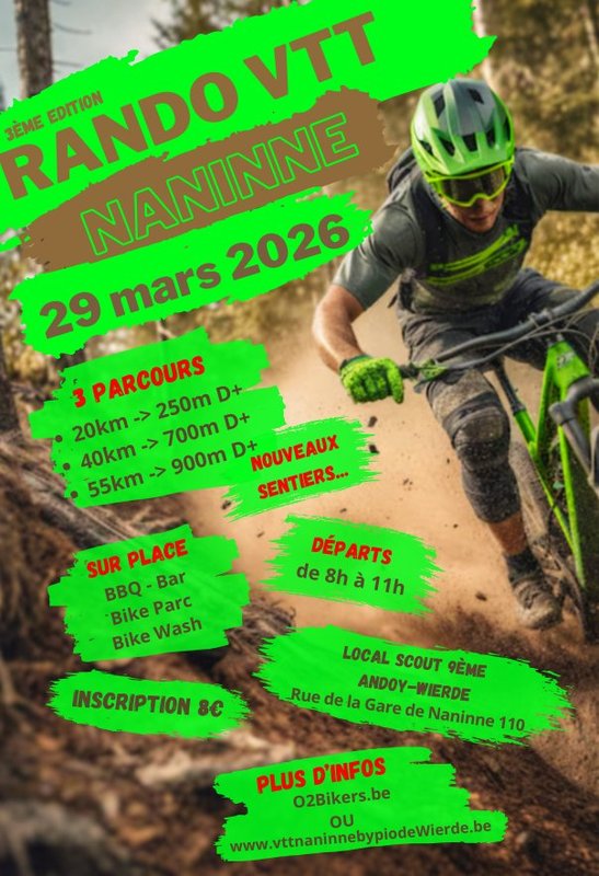 Loisirs Vtt Naninne pionniers Wierde