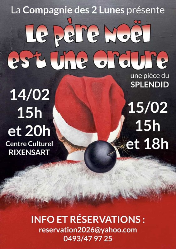 Spectacles Théâtre : père Noël une ordure