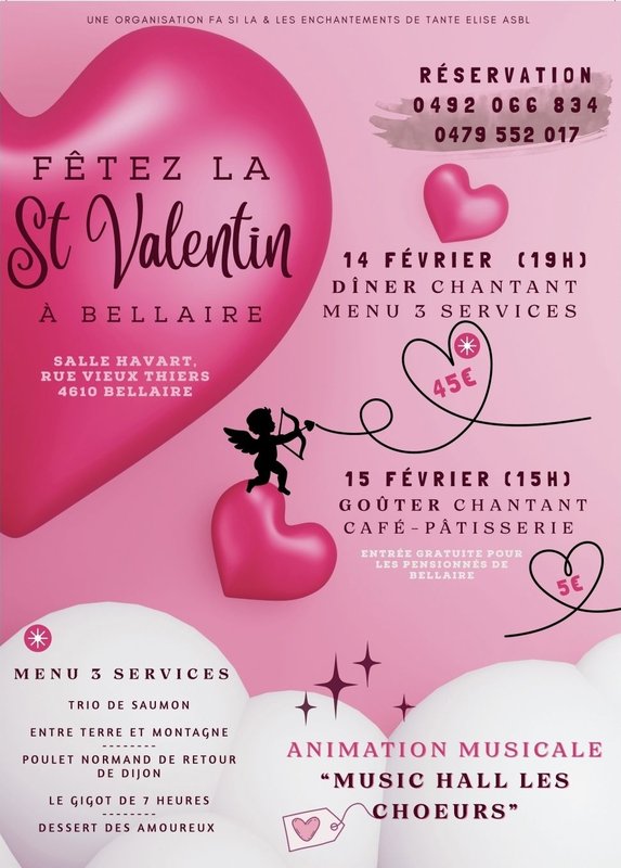 Spectacles Diner spectacle le thème l amour.