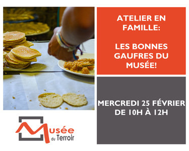 Stages,cours Atelier famille : bonnes gaufres musée!