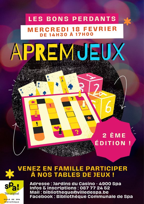 Loisirs Après-midi jeux bons perdants