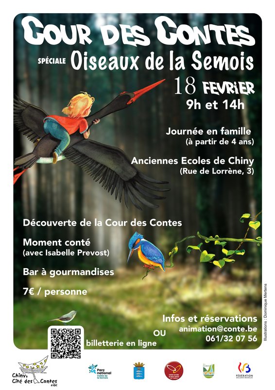 Spectacles Cour Contes - Oiseaux la Semois