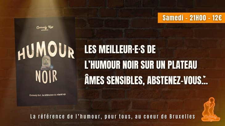 Spectacles Humour Noir, Plateau Stand-Up Censuré