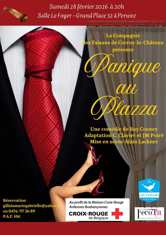 Spectacles Panique Plazza / Comédie Ray Cooney