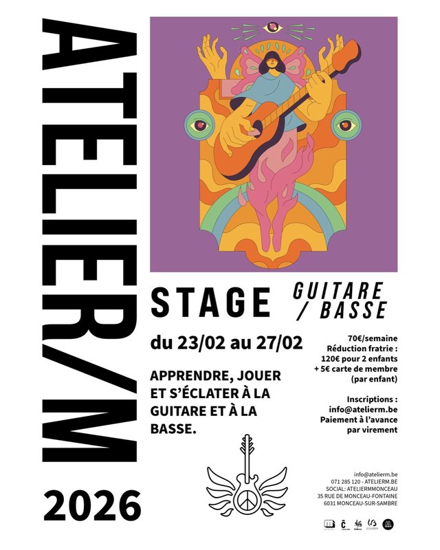 Stages,cours Stage : guitare basse