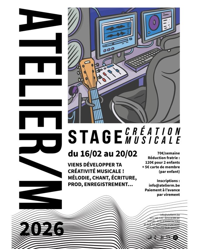 Stages,cours Stage : création musicale