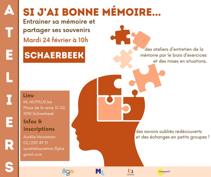 Conférences Atelier - j ai bonne mémoire...