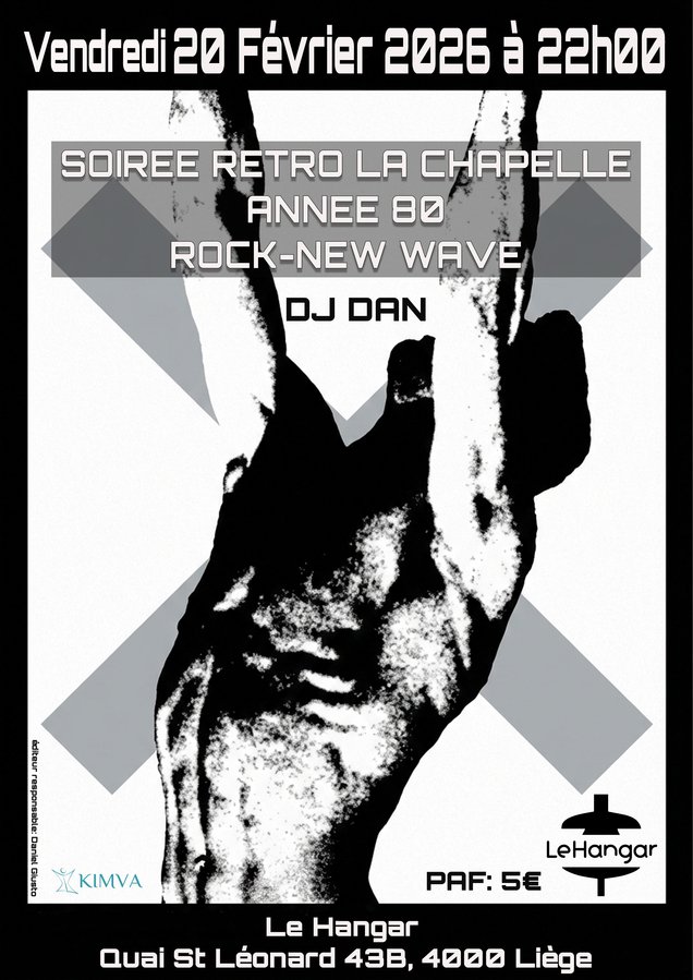 Soirées Soirée rétro Chapelle  année Rock-New Wave - Pop