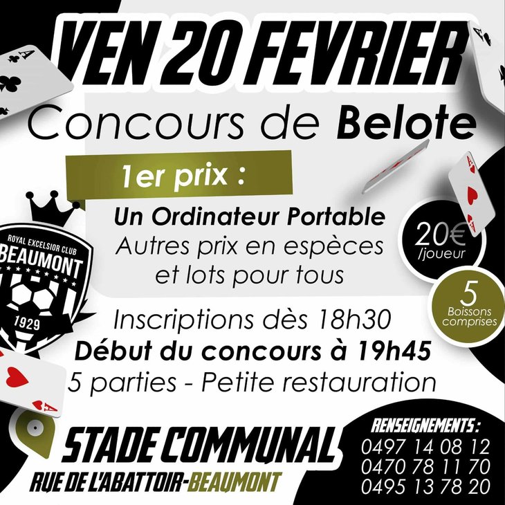 Loisirs Tournoi belote