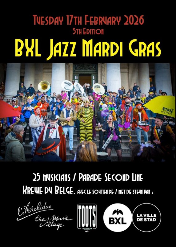 Concerts Bxl Jazz Mardi Gras